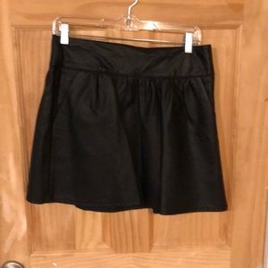 Faux Leather Mini Skirt
